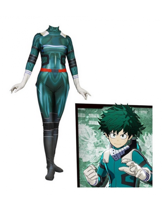 Boku No Hero Academia Midoriya Izuko Deku Cosplay Costumes 3D Printed