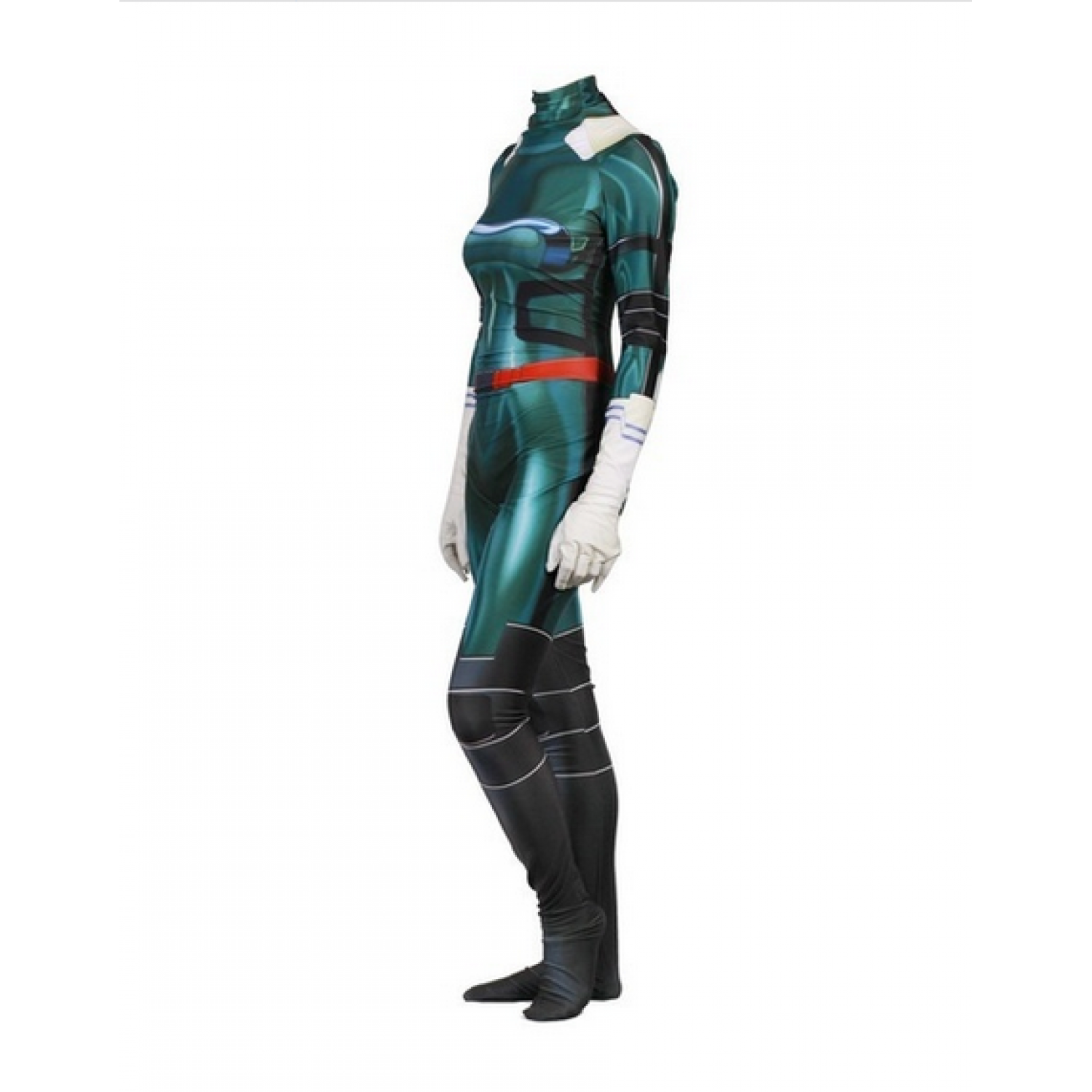 My Hero Academia Tsuyu Asui Froppy Jumpsuit Cosplay Costume 3d