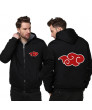 Naruto Akatsuki Thick Hoodies Cotton Print Hoody Sweatshirt Jacket