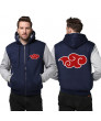 Naruto Akatsuki Thick Hoodies Cotton Print Hoody Sweatshirt Jacket