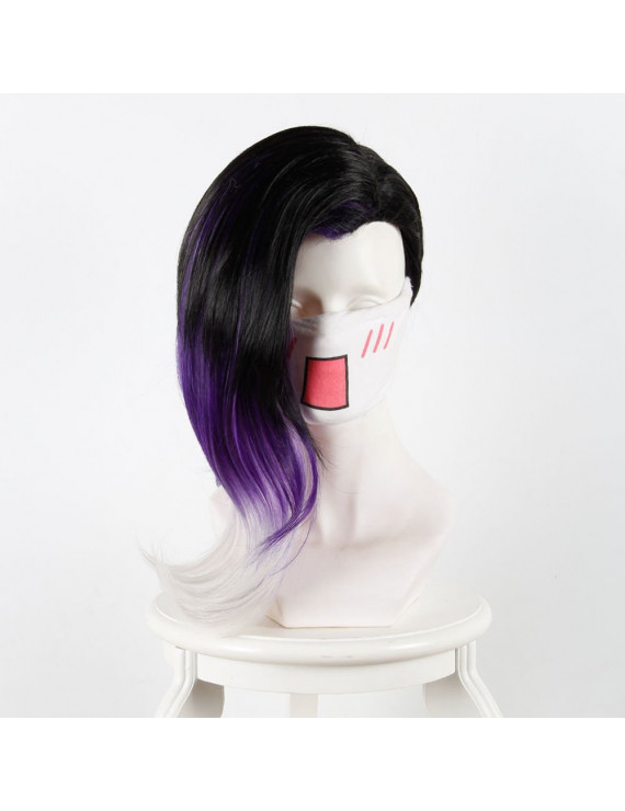 Overwatch Sombra Olivia Colomar Cosplay Wig