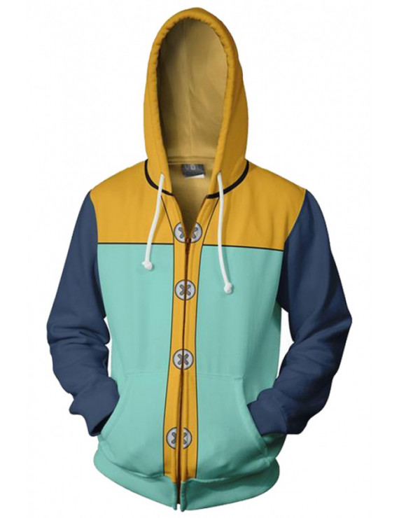 The Seven Deadly Sins Hoodies - King Zip Up Hoodie Jacket 3D Print Sweatshirt