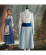 Beauty And The Beast Movie Belle Emma Watson Maid Dress Cosplay Costume