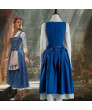 Beauty And The Beast Movie Belle Emma Watson Maid Dress Cosplay Costume