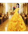 Beauty And The Beast Belle Dress Ball Gown Cosplay Costume