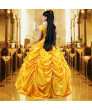 Beauty And The Beast Belle Dress Ball Gown Cosplay Costume