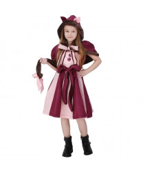 Alice In Wonderland Cheshire Cat Dress Cosplay Costume for Children