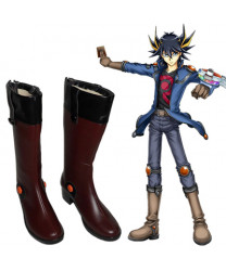 Yu-Gi-Oh! 5D's Yusei Fudo PU Leather Cosplay Boots