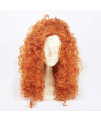 Brave Merida Princess Long Kinky Curly Cosplay Wig