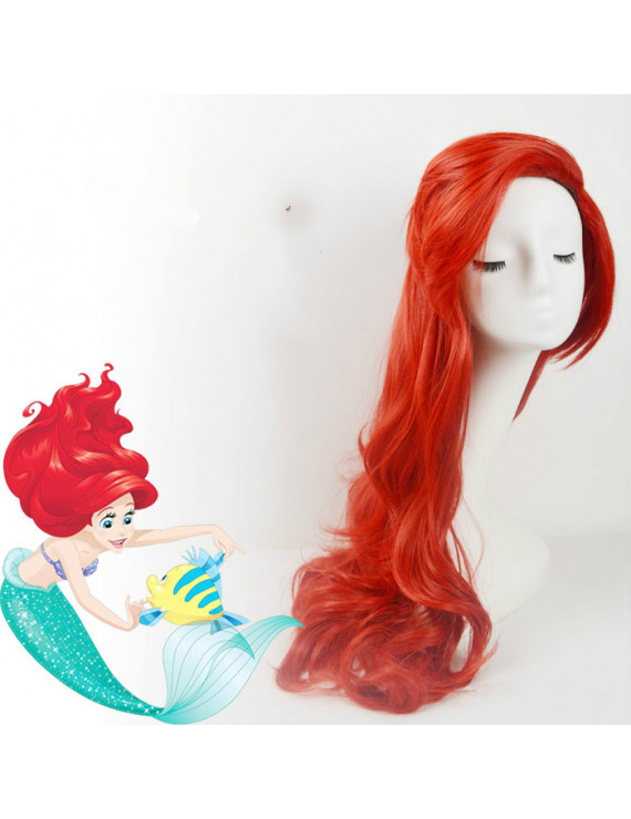 The Little Mermaid Ariel Long Wavy Cosplay Wig