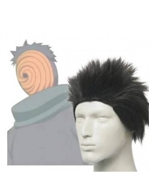 Naruto Tobi Black Short Full styled Cosplay Wig