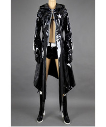 Black Rock Shooter PU cosplay costume 