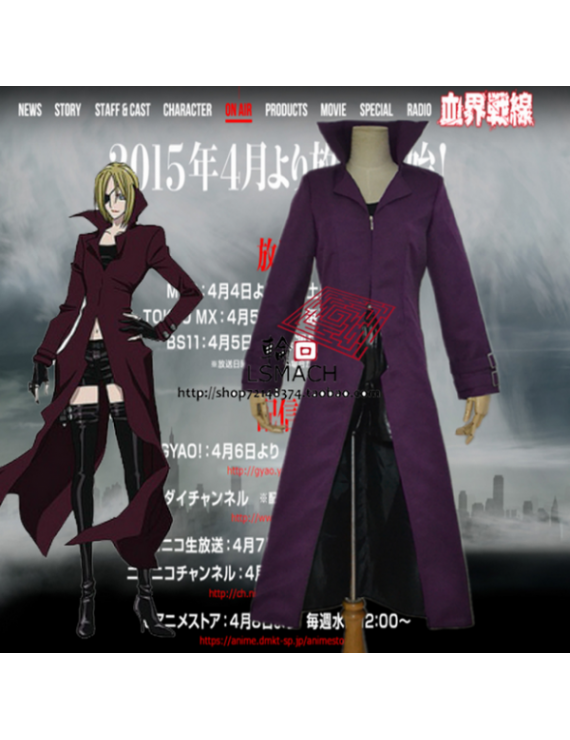 Blood Blockade Battlefront K K Japan Anime Cosplay Costume