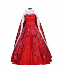 Elena of Avalor Princess Dress With Cloak Cosplay Costume