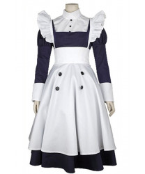 Black Butler Kuroshitsuji Maylene Maid Outfit Cosplay Costume 