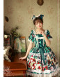 Cotton Lace Classic Lolita Short Sleeve Dress Magic Tea Party Sweet Christmas Party Dress