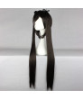 K-ON Nakano Azusa Black Long Straight Cosplay Wig