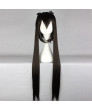 K-ON Nakano Azusa Black Long Straight Cosplay Wig