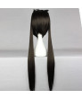 K-ON Nakano Azusa Black Long Straight Cosplay Wig