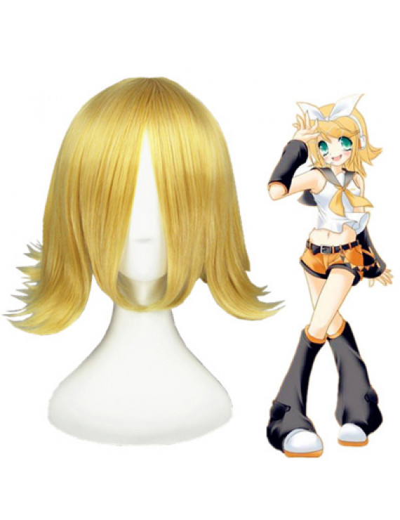 Vocaloid 2 Kagamine Rin Cosplay Wig