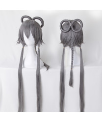 Vocaloid Luo Tianyi Gray Long Cosplay Wig