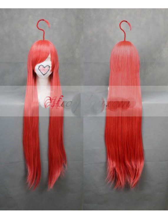 Vocaloid Miki Long Straight Red Cosplay Wig