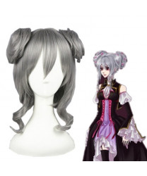 Vocaloid Haku Short Silver Synthetic Hair Cosplay Wig