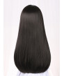 Glassic Lolita Wig Black Long Staight Synthetic Hair Party Wig Hime Cut