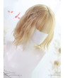 Sweet Lolita Wig Golden Short Slightly Curly Hair Synthetic Wigs