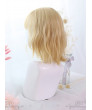 Sweet Lolita Wig Golden Short Slightly Curly Hair Synthetic Wigs