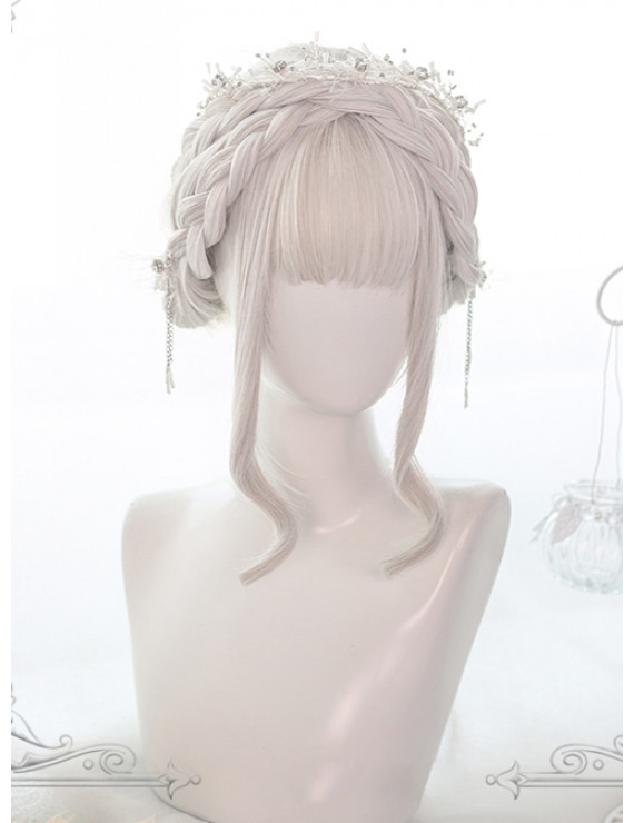 Sweet Lolita Wig Mixed Synthetic Hair Party Wig with Horsetail