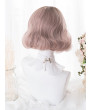 Elegant Classic Lolita Wigs Short Mixed Color Dyed Gradient Bob Party Wig