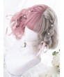 Sweet Lolita Wig Mixed Color Short Curly Synthetic Hair Party Wig