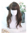 Sweet Lolita Wig Chocolate Color Large Wave Curly Long Synthetic Hair Wigs