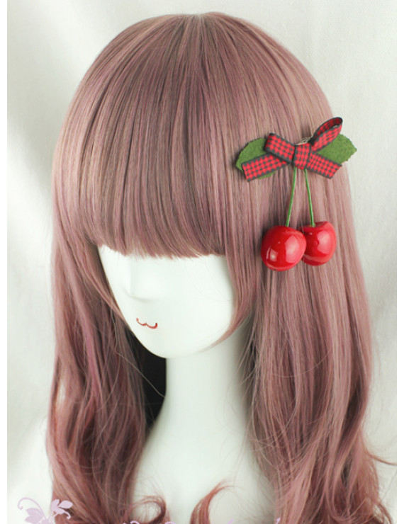 Sweet Lolita Wig Long Curly Synthetic Hair Party Wig 50 cm