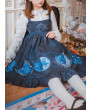 Daily Dark Blue Sling Lolita Dress Lunar Eclipse Series Classic Dress