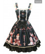 Classic Lolita Sling Dress Light Coronation Bear Series JSK Chiffon Party Dress