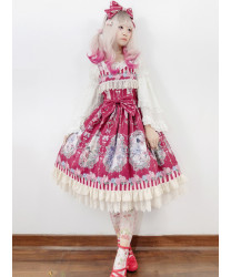 Classic Lolita Dress Braces Skirt Flower Elf Series JSK Lolita Dress