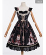 Summer Chiffon Classic Lolita Sling Dress Sleeve Coronation Bear Series JSK Chiffon Dress