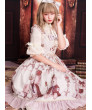 Summer Chiffon Classic Lolita Sling Dress Sleeve Coronation Bear Series JSK Chiffon Dress