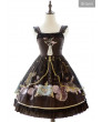 Classic Lolita Sling Dress Old Time Dream Series Retro Printing JSK Lolita Dress