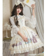 Classic Lolita Sling Dress Old Time Dream Series Retro Printing JSK Lolita Dress