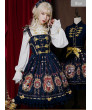 Fog Moon Coronation Original Dress Lolita Suspender Dress jsk Lolita Skirt