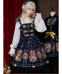 Fog Moon Coronation Original Dress Lolita Suspender Dress jsk Lolita Skirt