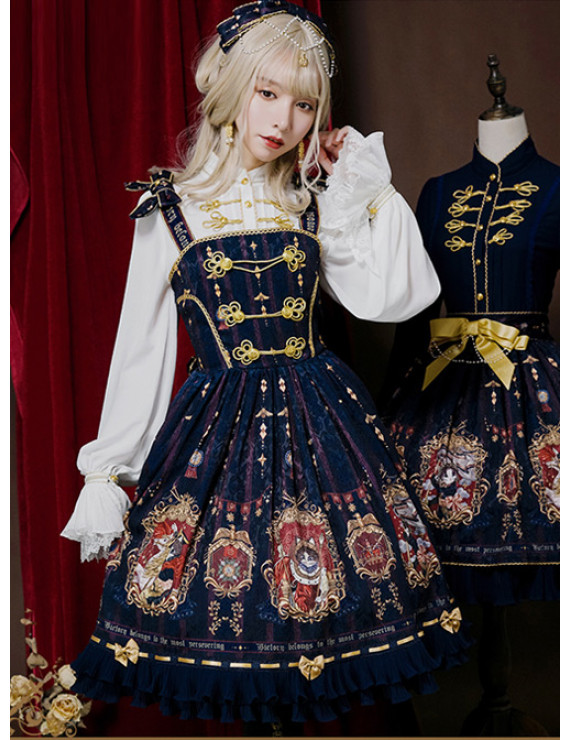 Fog Moon Coronation Original Dress Lolita Suspender Dress jsk Lolita Skirt