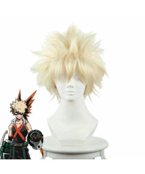 My Hero Academia Bakugou Katsuki Short Styled Cosplay Hair Wig