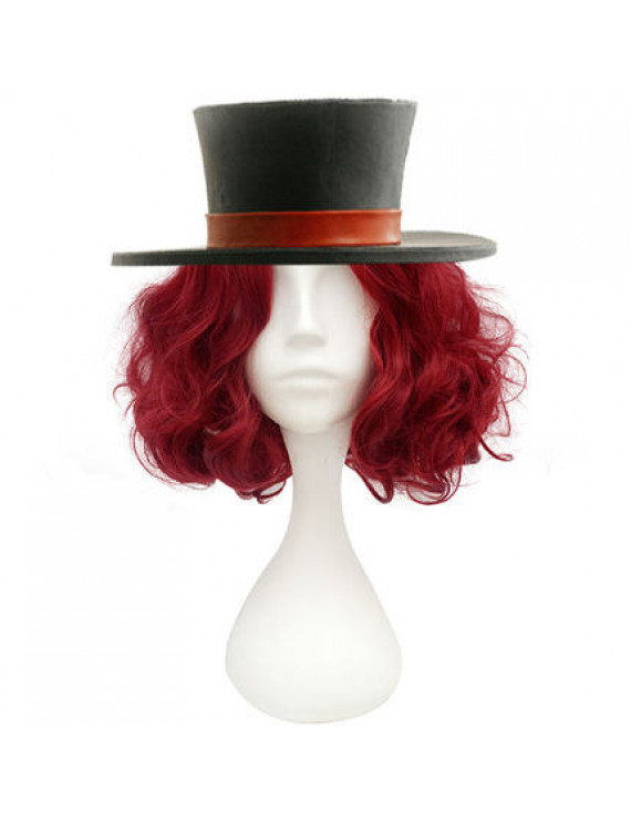 Identity V Joker Short Curly Red Synthetic Hair Cosplay Wig