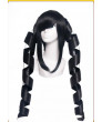 Danganronpa Trigger Happy Havoc Celestia Ludenberg Black Cosplay Wig