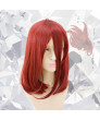 Land of the Lustrous Cinnabar Red Medium Synthetic Hair Cosplay Wig