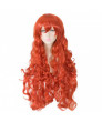 Land of the Lustrous Padparadscha Red Long Curly Synthetic Hair Cosplay Wig